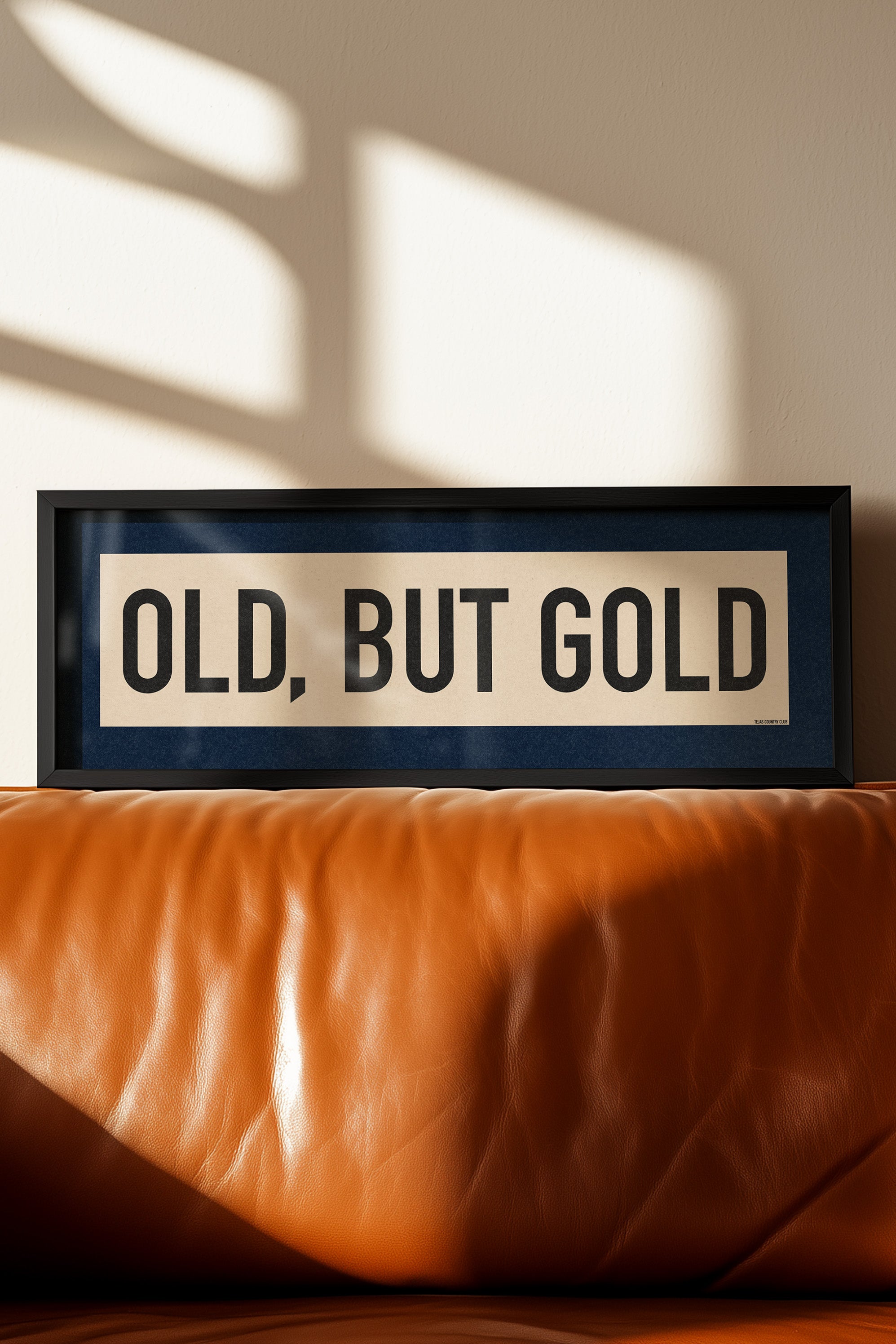 Framed Old, But Gold Pickleball Art Scroll Sign - Tejas Country Club