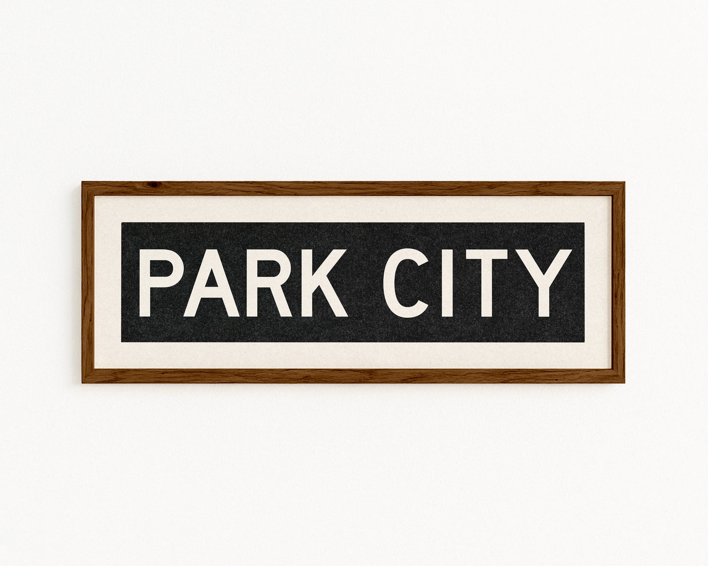 Framed Park City Utah Bus Scroll - Tejas Country Club