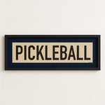 Framed Pickleball Art Scroll Sign - Tejas Country Club
