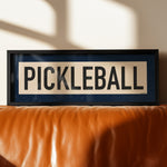 Framed Pickleball Art Scroll Sign - Tejas Country Club