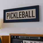 Framed Pickleball Art Scroll Sign - Tejas Country Club