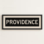 Framed Providence Rhode Island Bus Scroll - Tejas Country Club