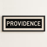 Framed Providence Rhode Island Bus Scroll - Tejas Country Club