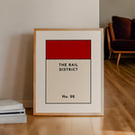Frisco Texas Rail District Gameboard Poster Print - Tejas Country Club