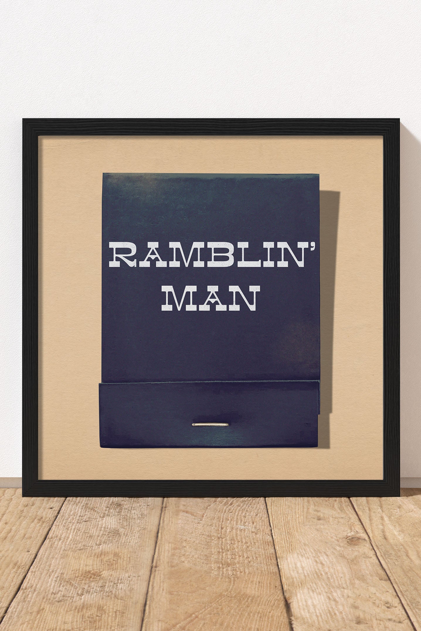 Ramblin' Man Matchbook Art Print