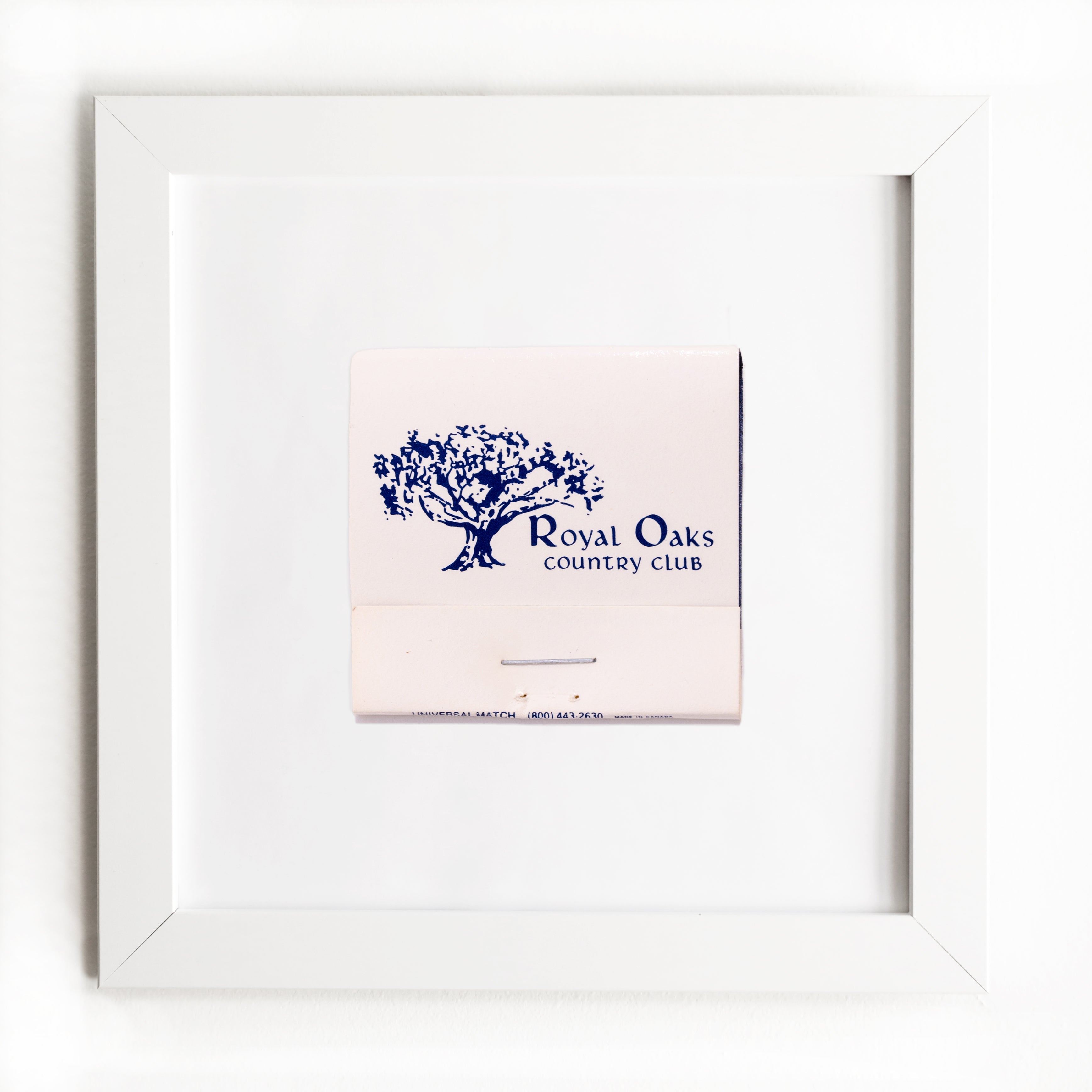 Royal Oaks Country Club Matchbook Print
