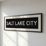 Framed Salt Lake City Utah Bus Scroll - Tejas Country Club
