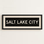 Framed Salt Lake City Utah Bus Scroll - Tejas Country Club