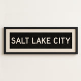 Framed Salt Lake City Utah Bus Scroll - Tejas Country Club