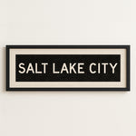 Framed Salt Lake City Utah Bus Scroll - Tejas Country Club