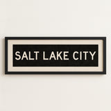 Framed Salt Lake City Utah Bus Scroll - Tejas Country Club