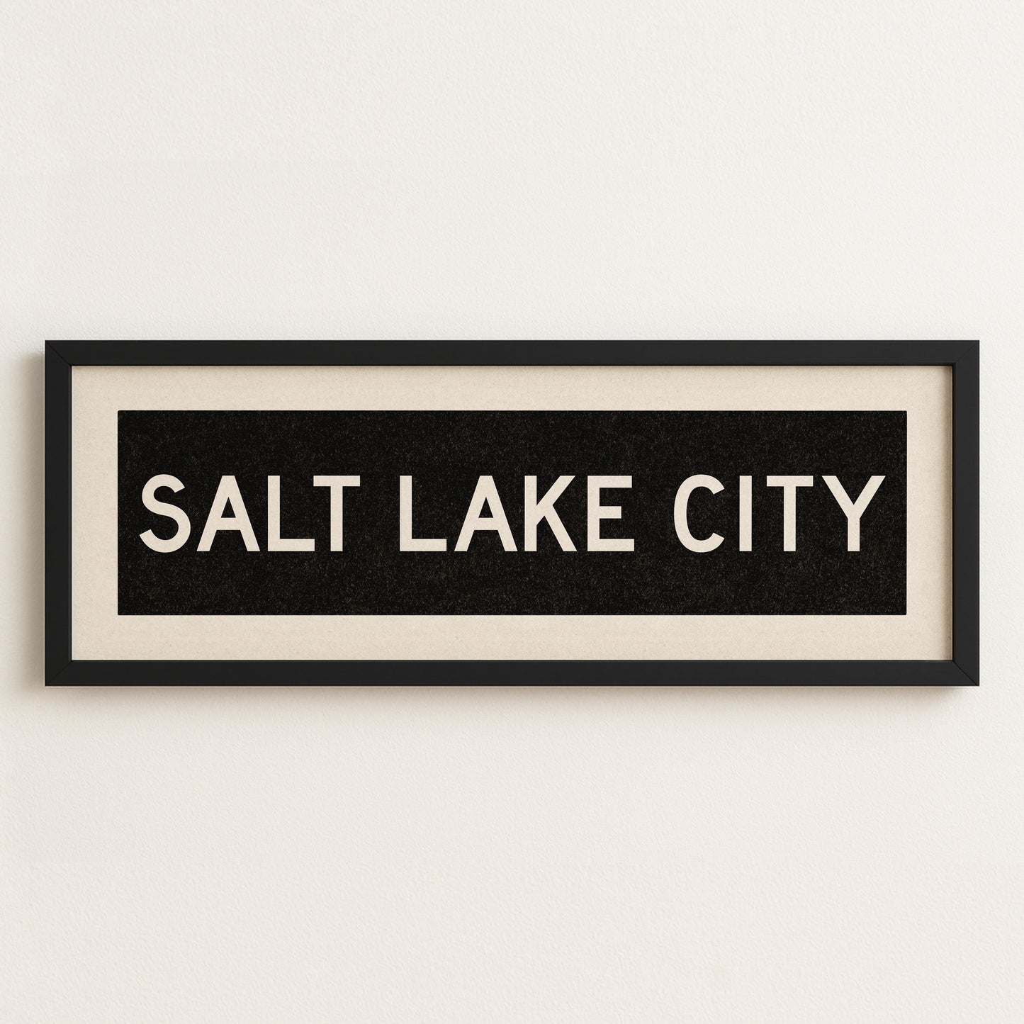 Framed Salt Lake City Utah Bus Scroll - Tejas Country Club