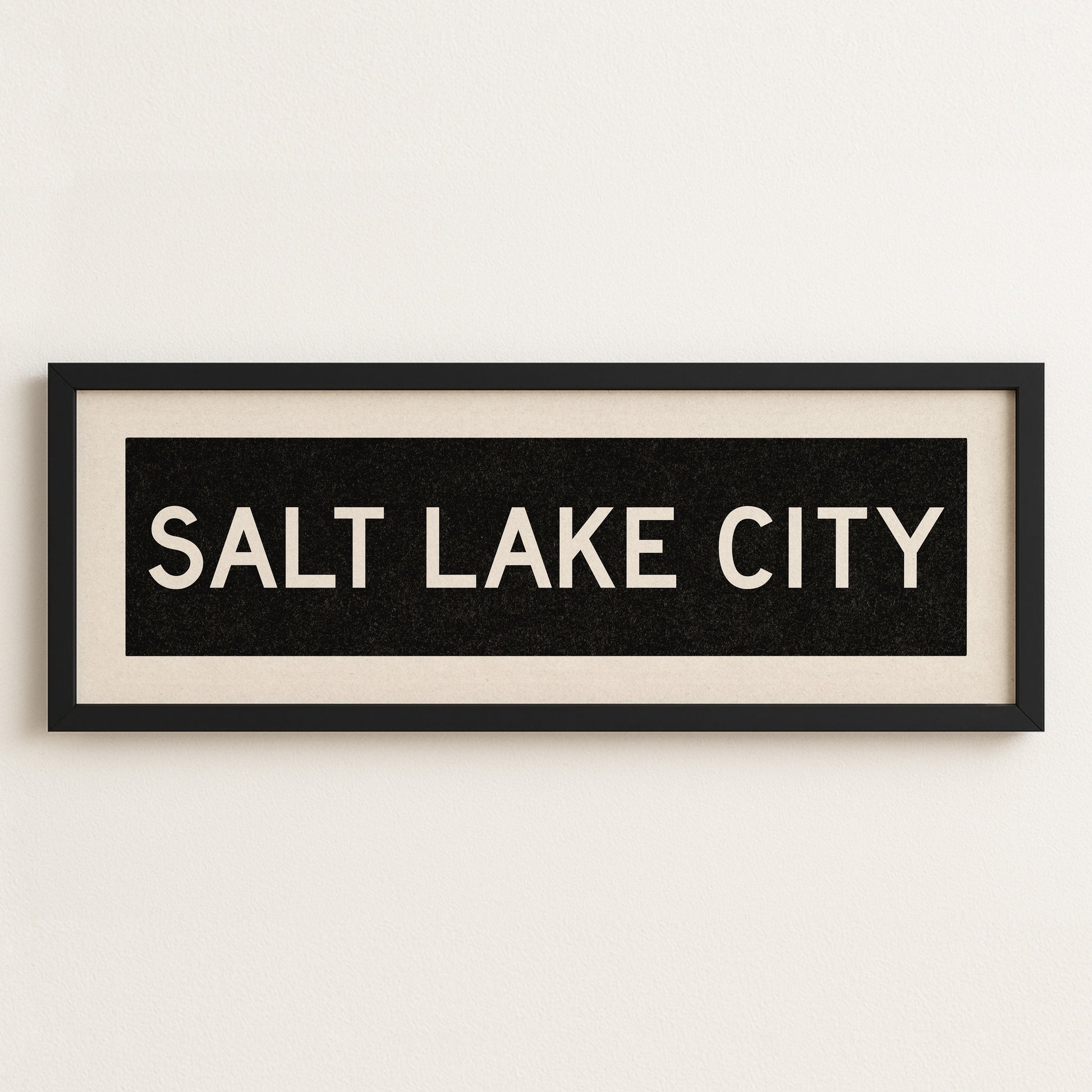 Framed Salt Lake City Utah Bus Scroll - Tejas Country Club