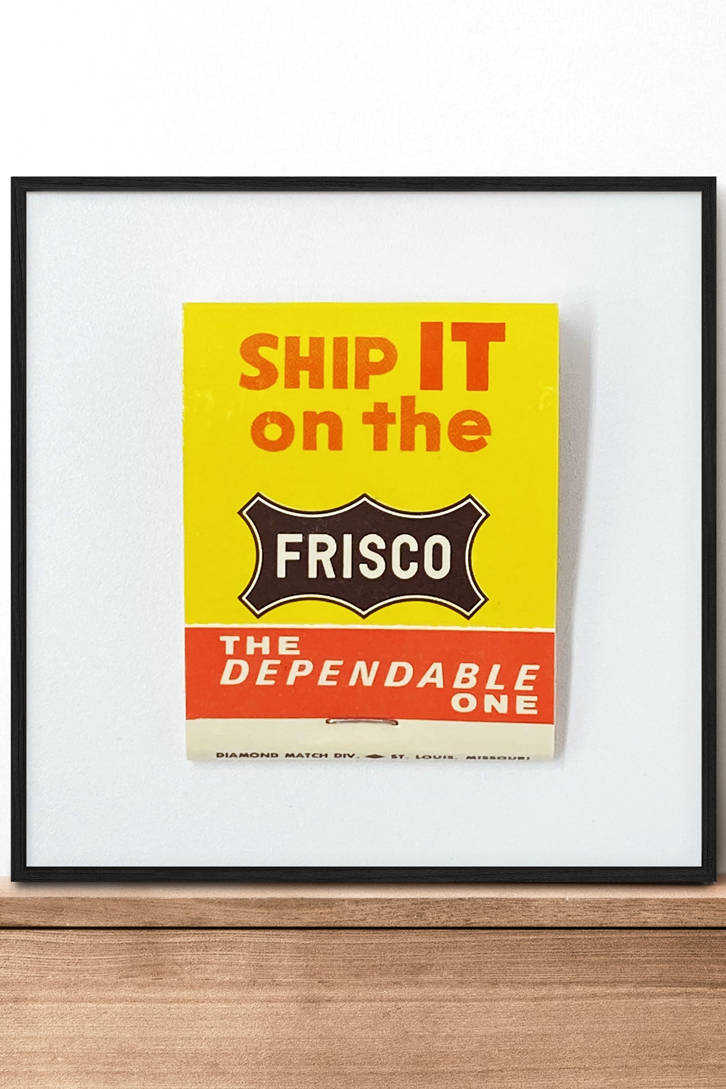 Ship It On The Frisco Matchbook Photography Print