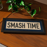 Framed Smash Time Pickleball Art Scroll Sign