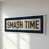 Framed Smash Time Pickleball Art Scroll Sign