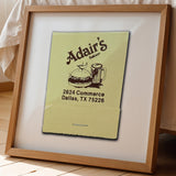 Adair's Saloon Dallas Texas Matchbook Photography Print - Tejas Country Club