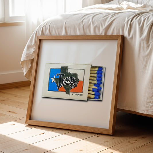 Billy Bob's Texas Matchbook Photography Print