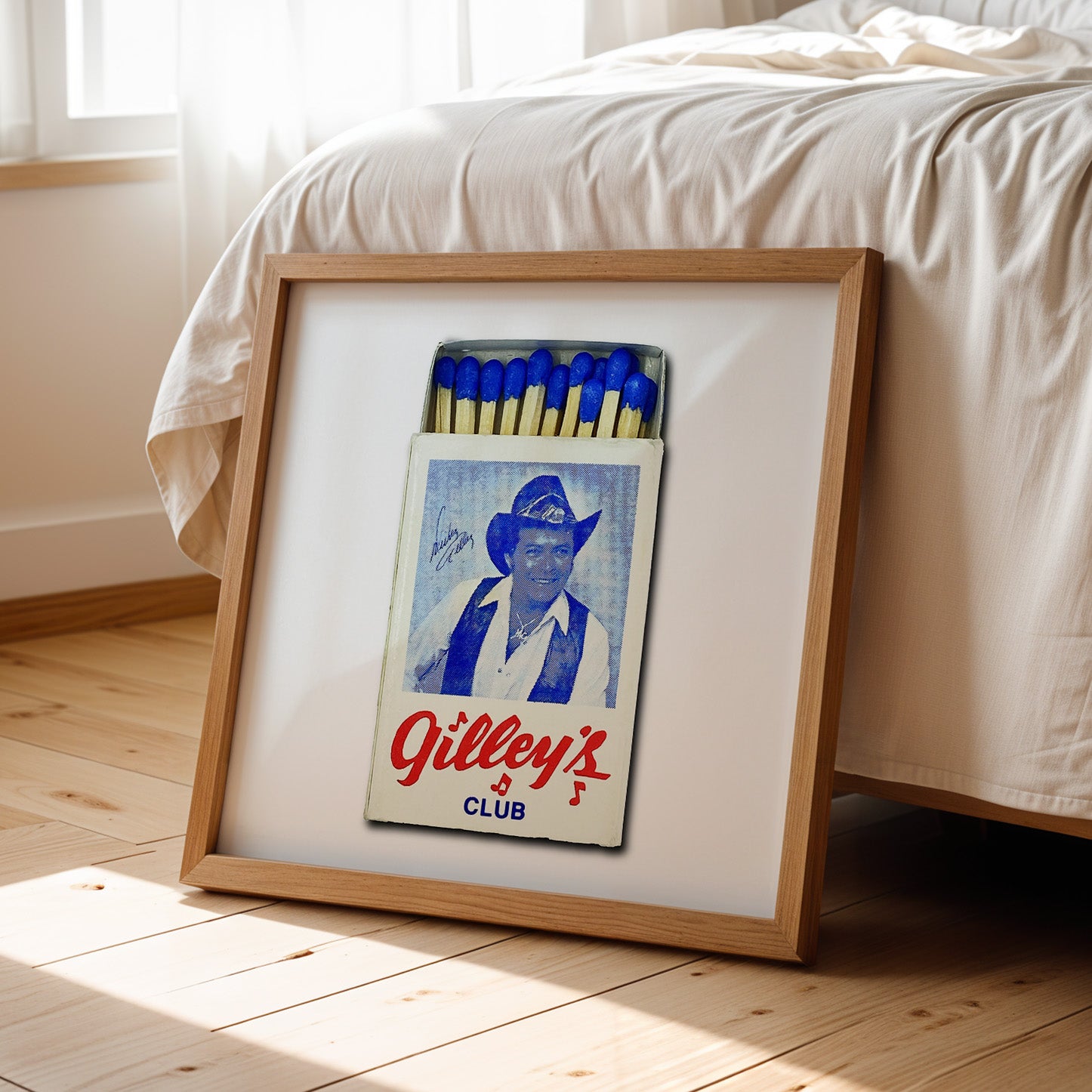 Gilley's Houston Texas Matchbook Photography Print - Tejas Country Club