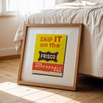 Ship It On The Frisco Matchbook Photography Print - Tejas Country Club
