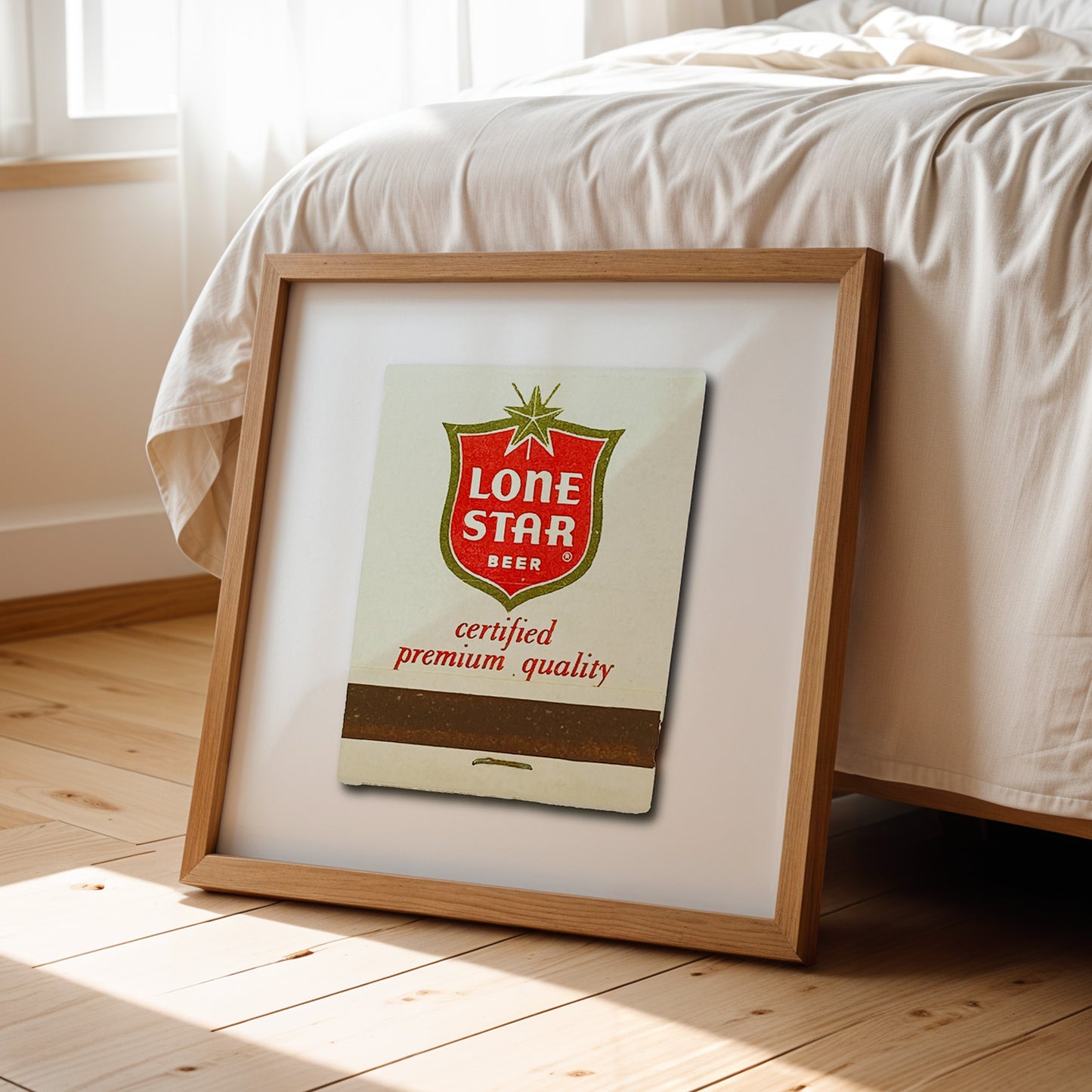 Lone Star Beer Matchbook Photography Print