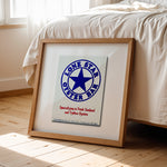 Lone Star Oyster Bar Lubbock Texas Matchbook Photography Print - Tejas Country Club