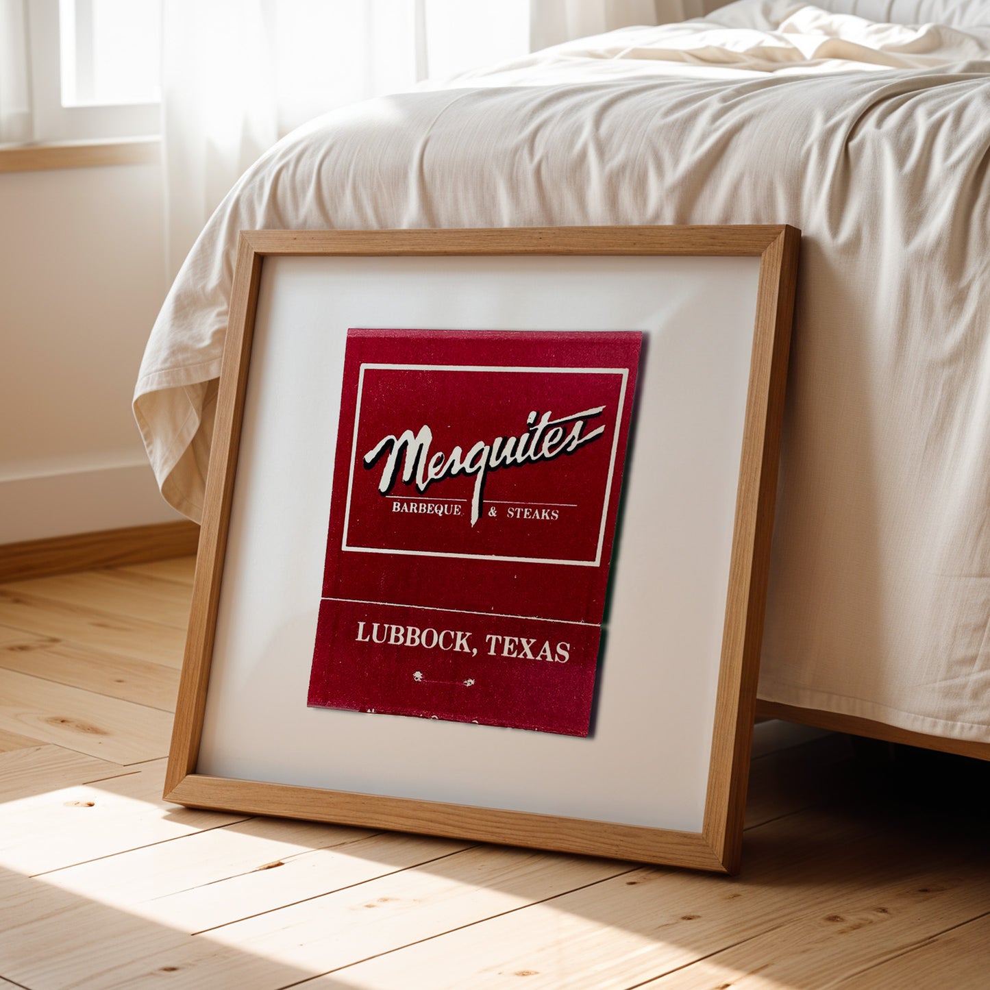 Mesquites Lubbock Texas Matchbook Photography Print