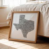 Texas Towns Home Decor Art Print - Tejas Country Club