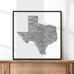 Texas Towns Home Decor Art Print - Tejas Country Club