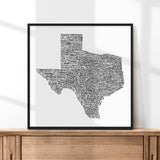 Texas Towns Home Decor Art Print - Tejas Country Club