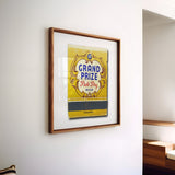 Grand Prize Beer Matchbook Photography Print - Tejas Country Club
