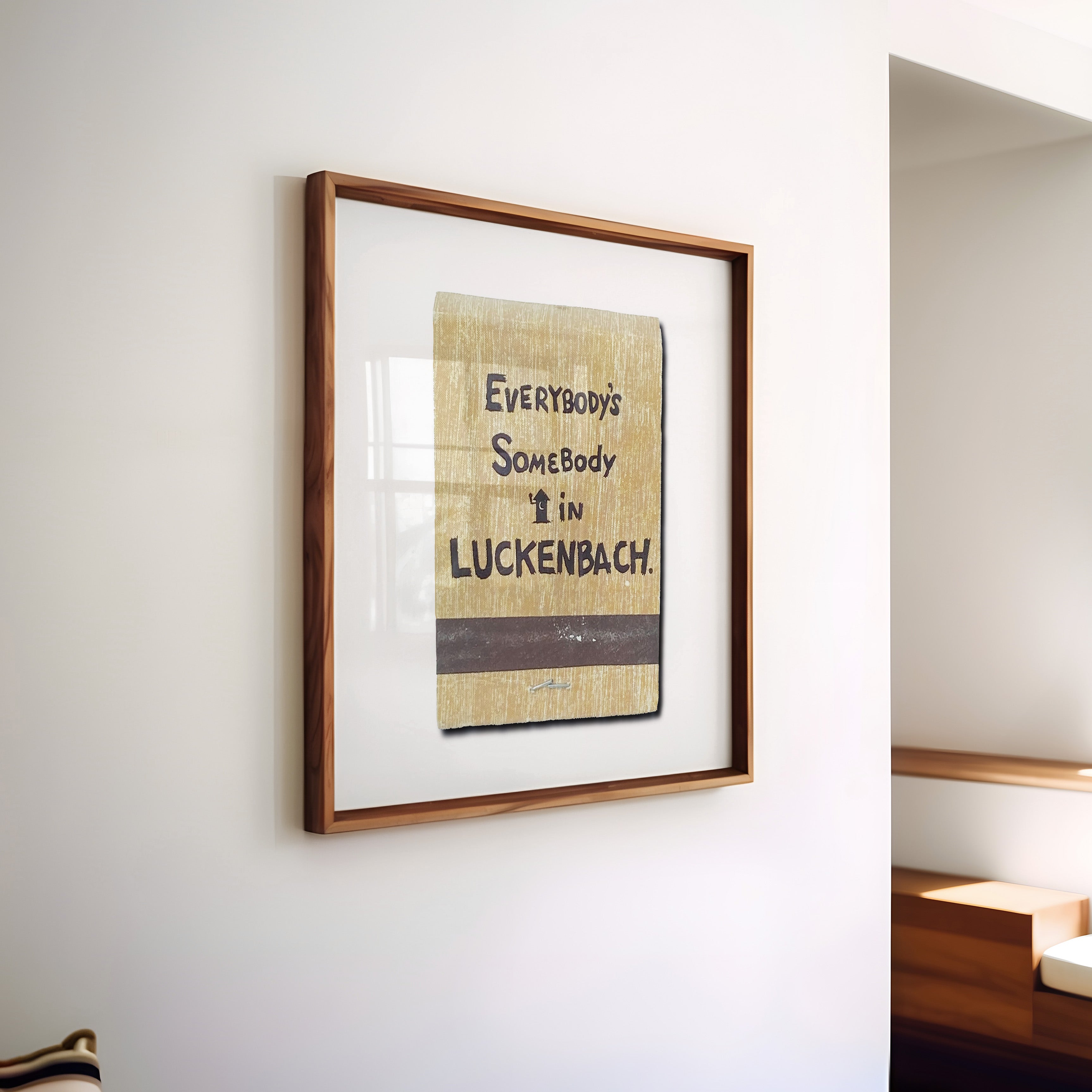 Luckenbach Texas Matchbook Photography Print - Tejas Country Club