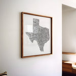 Texas Towns Home Decor Art Print - Tejas Country Club