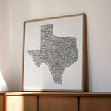Texas Towns Home Decor Art Print - Tejas Country Club