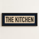 Framed Stay Out Of The Kitchen Pickleball Art Scroll Sign