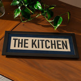 Framed Stay Out Of The Kitchen Pickleball Art Scroll Sign