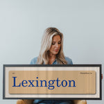 Saturdays in Lexington, Kentucky Vintage Flash Card Framed Print - Tejas Country Club