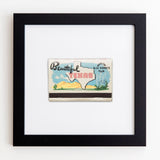 Beautiful Texas Matchbook Print