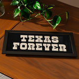 Framed Texas Forever Black Sign - Tejas Country Club