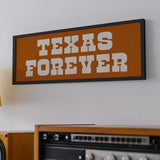 Frame Texas Forever Orange Sign - Tejas Country Club