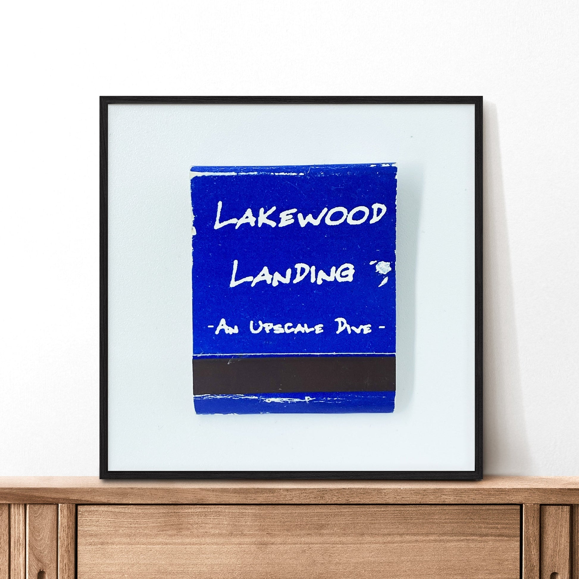 Lakewood Landing Dallas Texas Matchbook Photography Print - Tejas Country Club