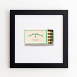 The Old Warsaw Dallas Texas Matchbook Print