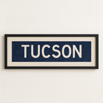 Framed Tucson Navy Bus Scroll - Tejas Country Club