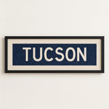 Framed Tucson Navy Bus Scroll - Tejas Country Club
