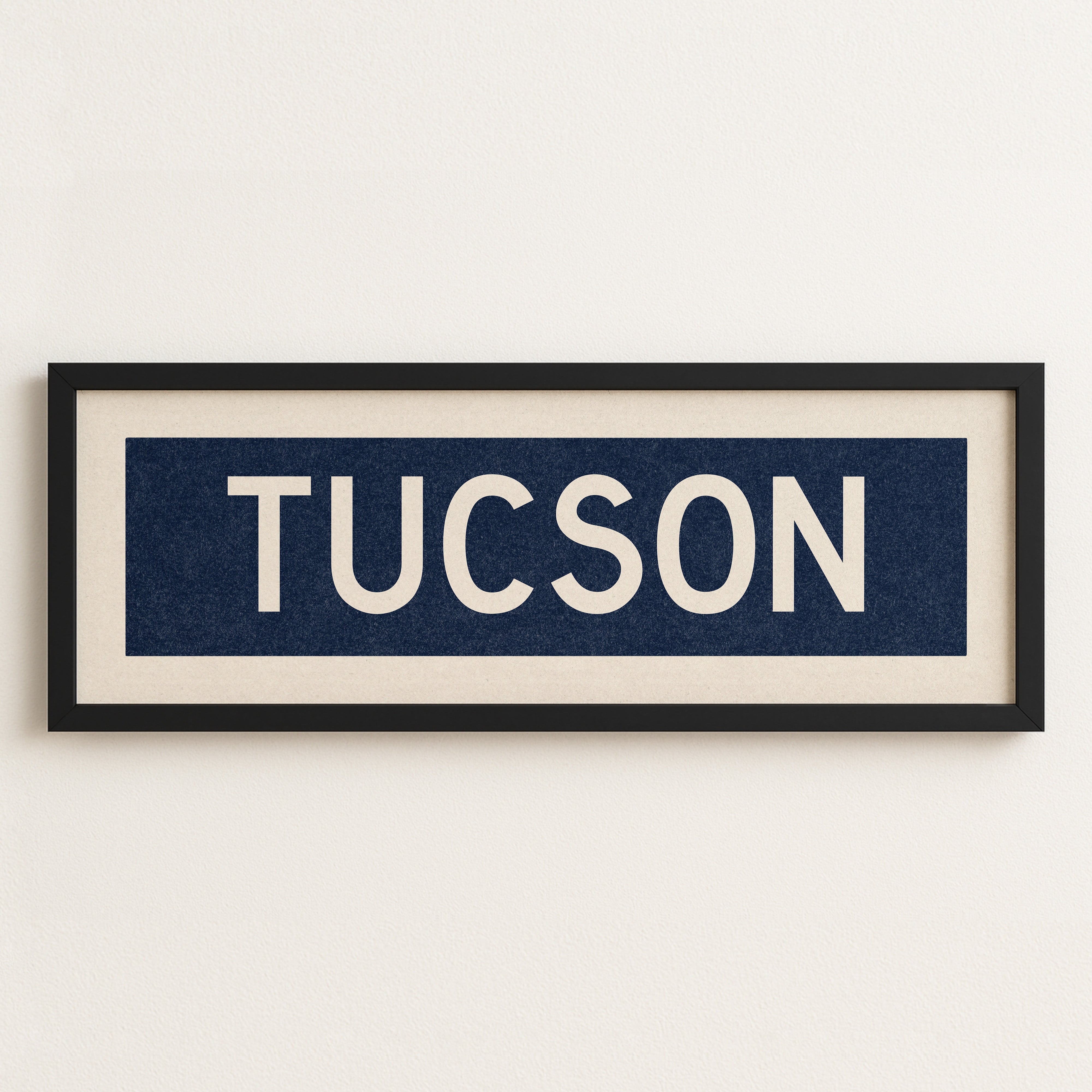 Framed Tucson Navy Bus Scroll - Tejas Country Club
