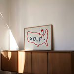 Golf Poster USA Golf Print - Tejas Country Club