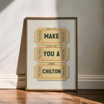 Make You A Chilton Lubbock Texas Cocktail Art Print - Tejas Country Club
