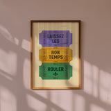 New Orleans Let The Good Times Roll French Quarter Ticket Stub Art Print - Tejas Country Club