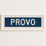 Framed Provo Navy Bus Scroll - Tejas Country Club