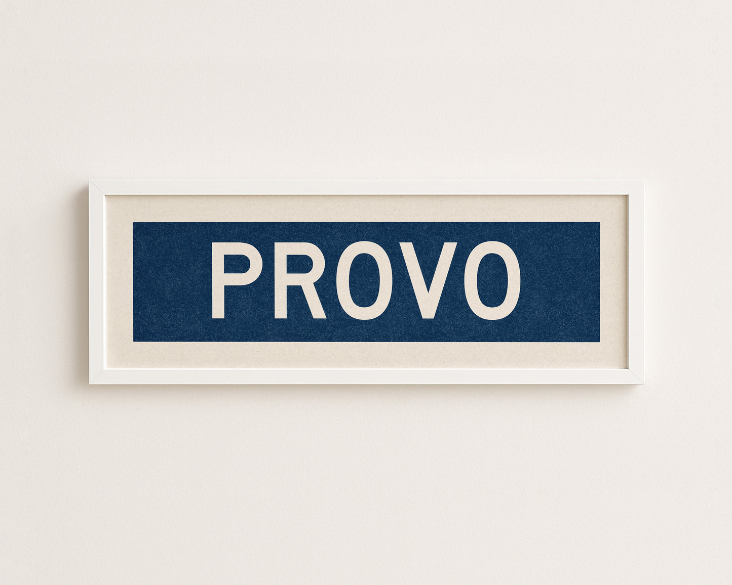 Framed Provo Navy Bus Scroll
